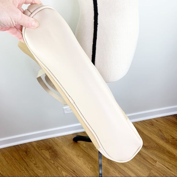 October Jaipur Causebox One Size Fits All Tan Vegan Tote NWT - Picture 5 of 13